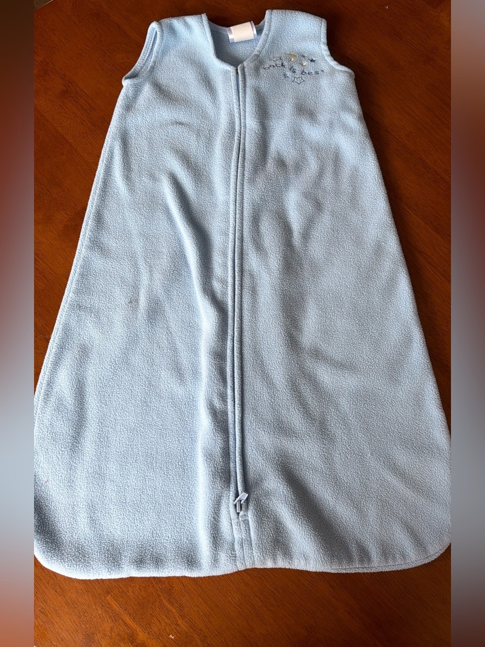 HALO blue fleece sleep sack